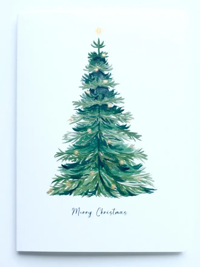 Christmas Tree Greeting Card 