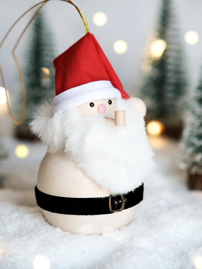 Secret Santa Wooden Hanging Decoration