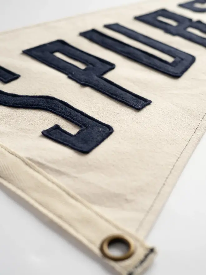 'Spurs' Retro Style Football Pennant Flag