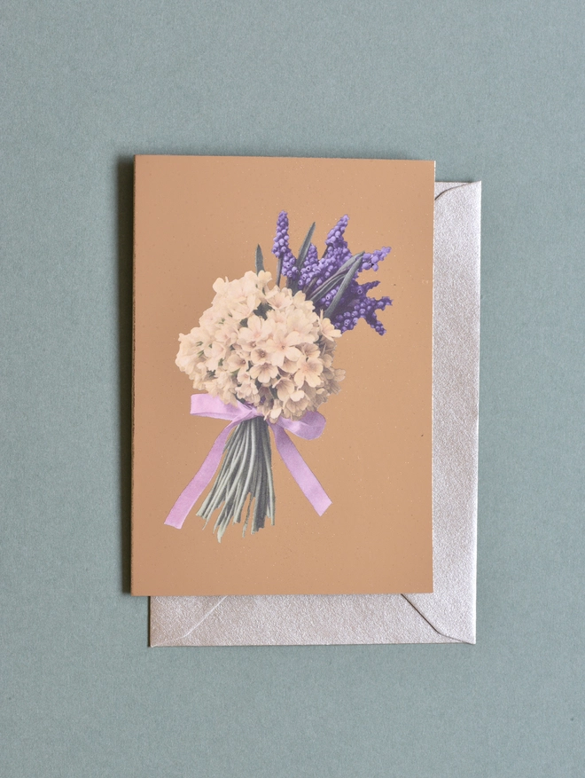 bouquet card