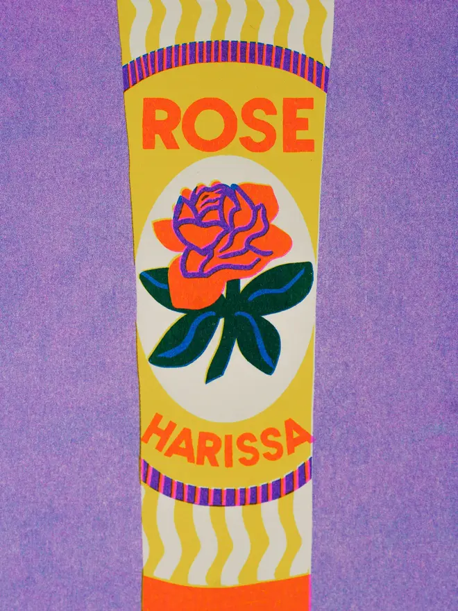 Harissa Risograph Print