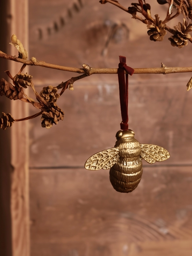 Bee Christmas Tree Decoration by Adams & Mack