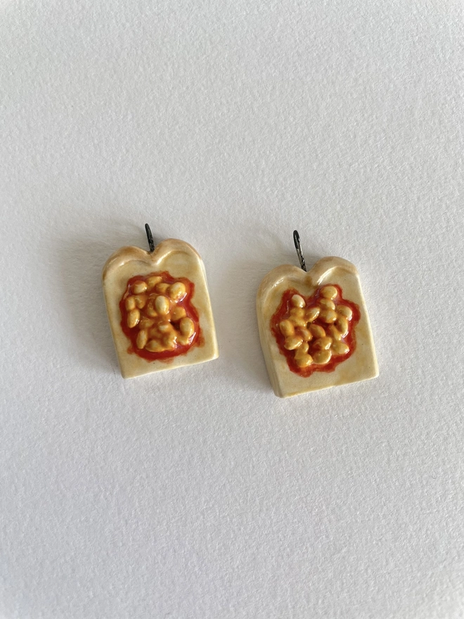 Beans On Toast Charm For Necklace