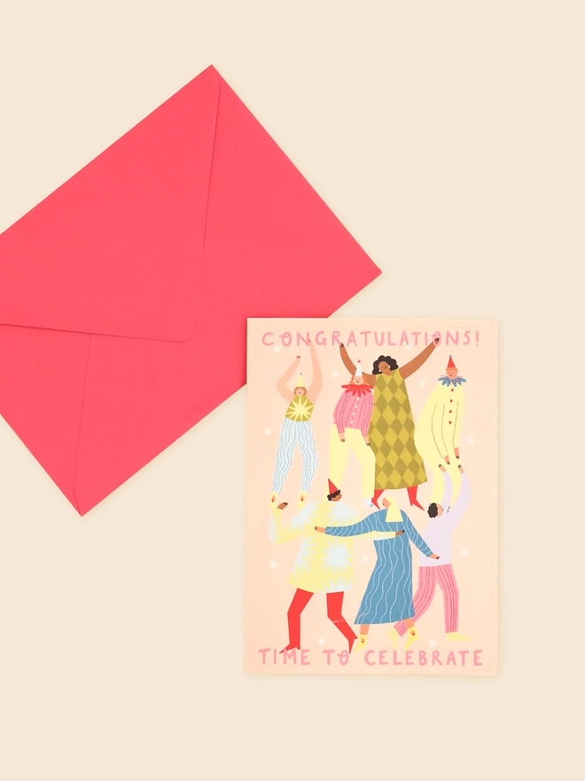 'Congratulations, Time To Celebrate' Card