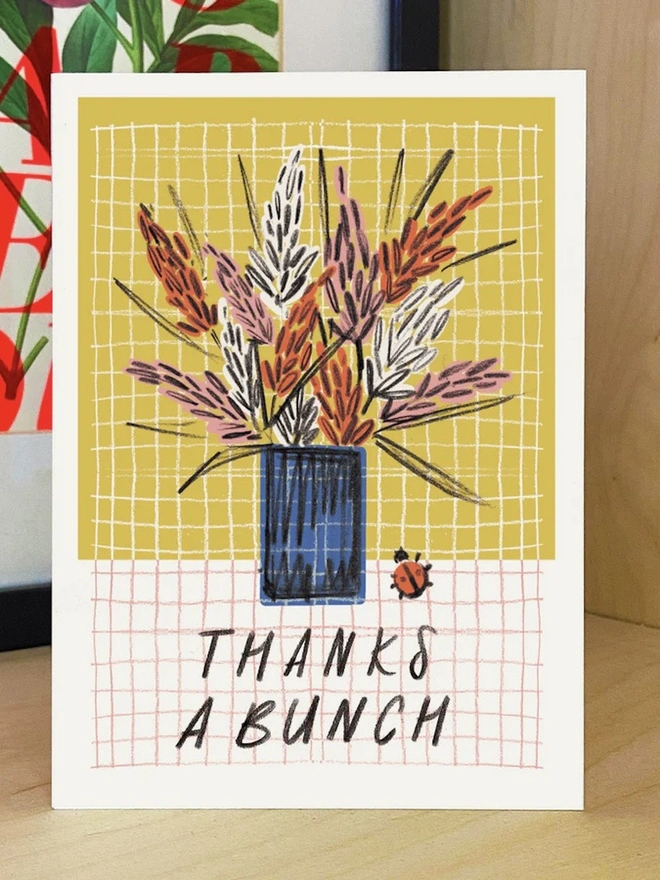 'Thanks A Bunch Card' Thank You Card