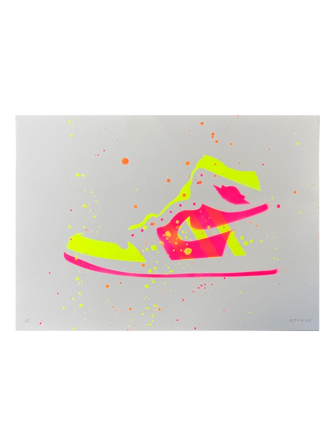 Sneaker Stencil Artwork