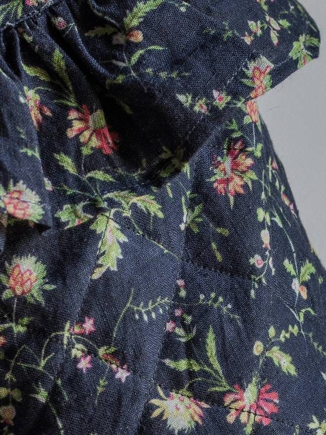 Midnight Blooms Christmas Stocking