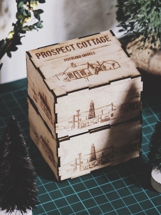 Prospect Cottage Assembled In Illustrated Box (Z-scale)