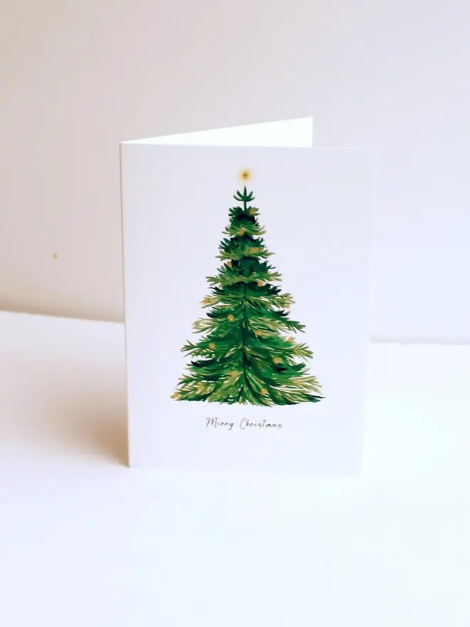 Christmas Tree Greeting Card 