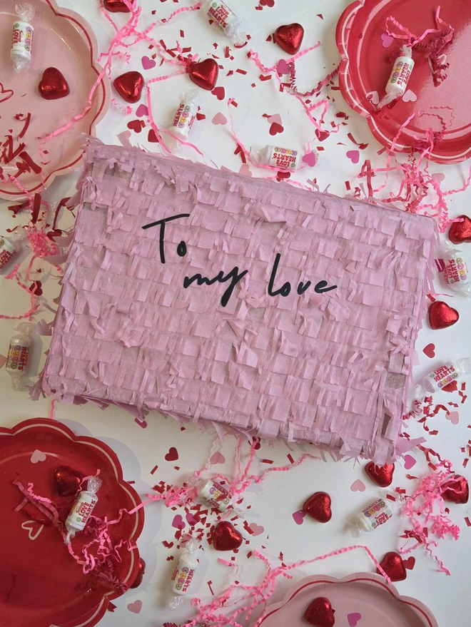 valentines letter pinata