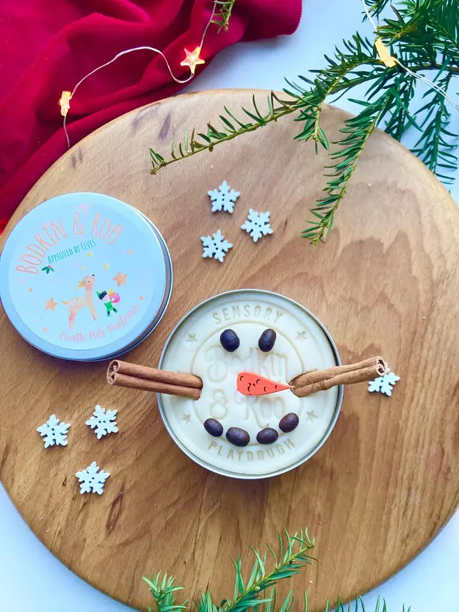 Mini Snowman Playdough Kit