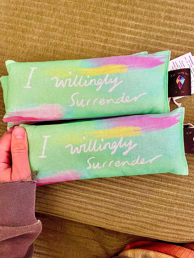 Surrendering to doing nothing at all.... yes, I willingly accept your challenge. 