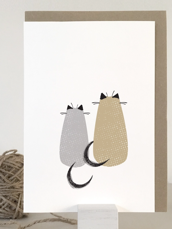 Gender Neutral Valentine Card For Cat Lovers