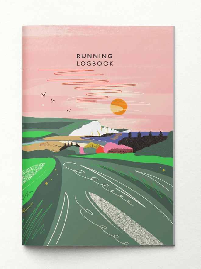 running logbook, running journal, fitness logbook, workout tracker, runner gift, fitness gift, outdoor gift, running notebook, exercise journal, gift for runners, eco friendly stationery, sustainable notebook, sports journal