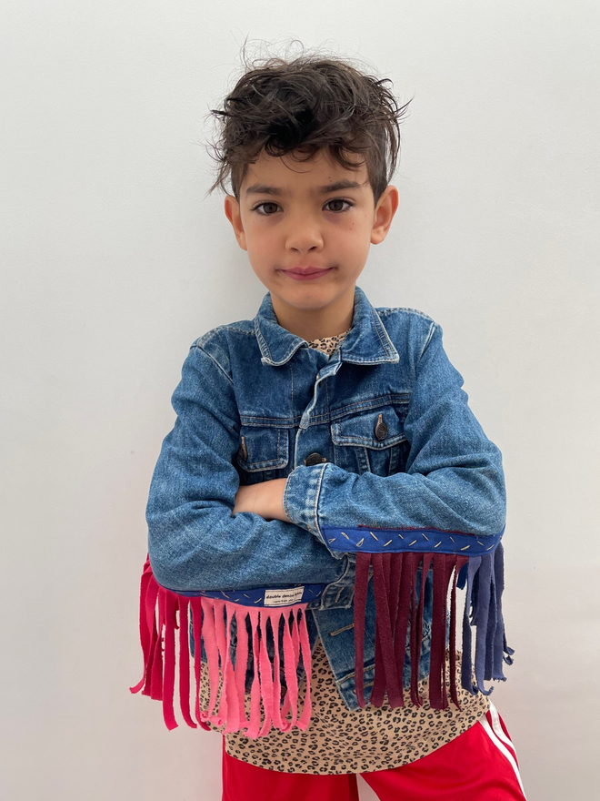 Upcycled Vintage Denim Jacket