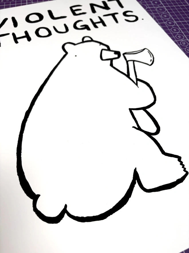 violent thoughts print