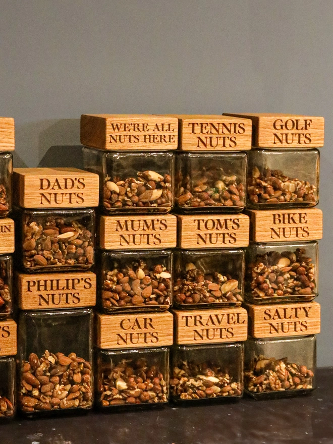 Nut Jars for Tennis Nuts