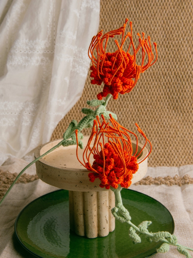 The Way to You Crochet Flower Pincushion