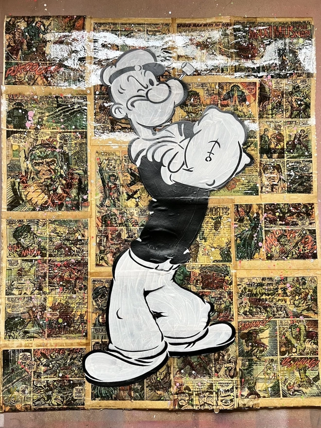 Popeye Pulp Rock 2 Original 1/1