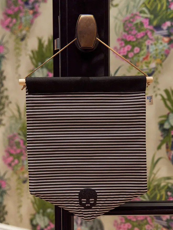 Enter at your own risk banner