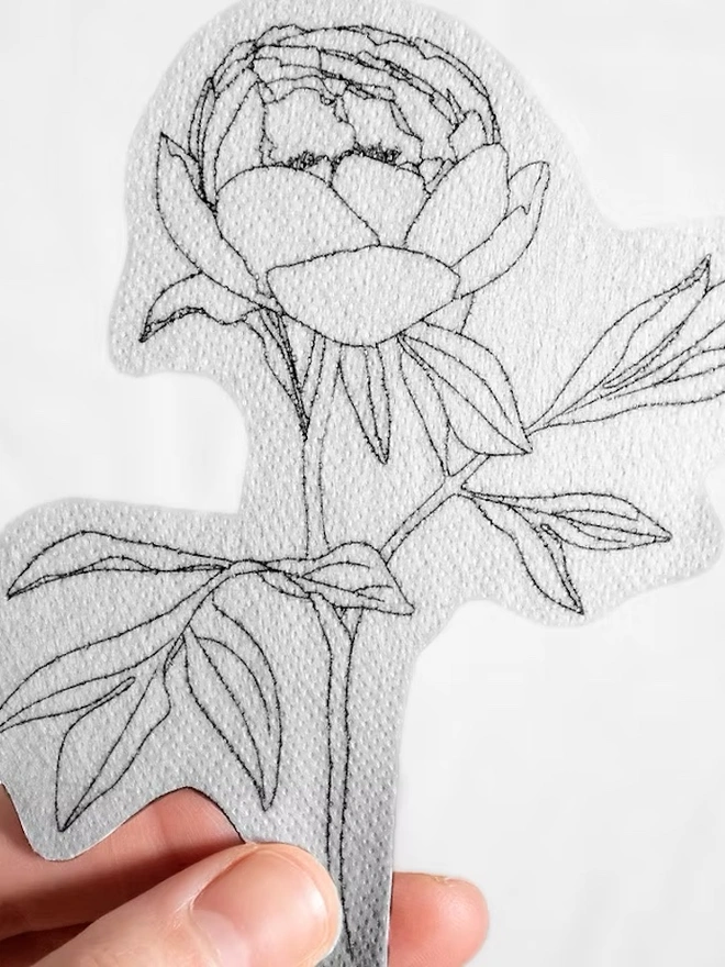 Garden Flora Stick & Stitch Soluble Embroidery Transfer Set