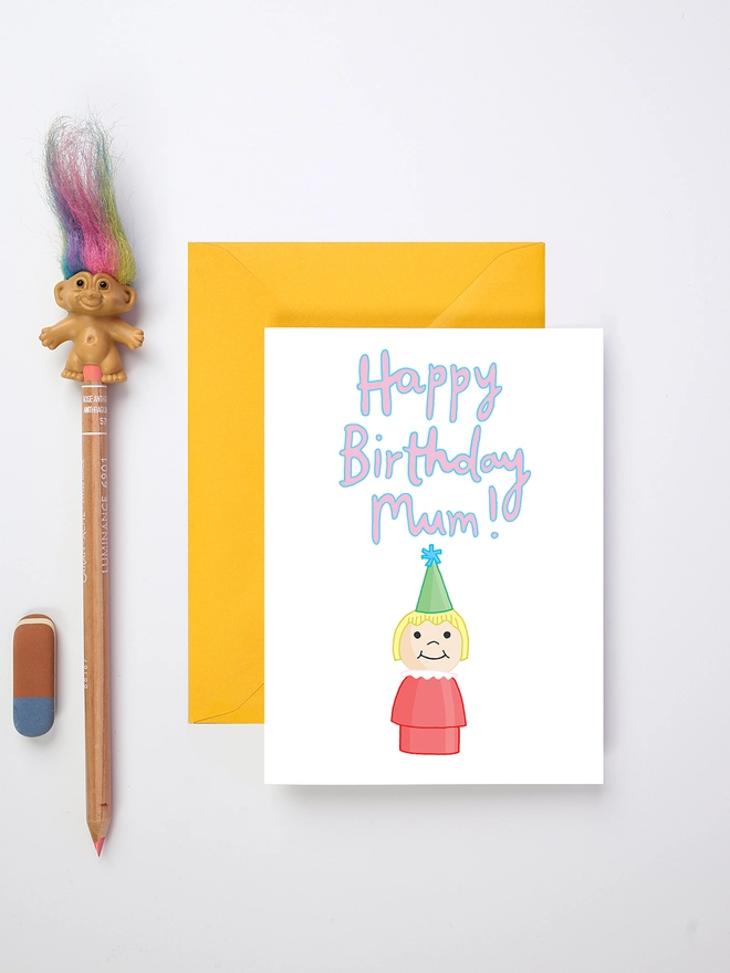 A cute birthday card for a marvellous mum!