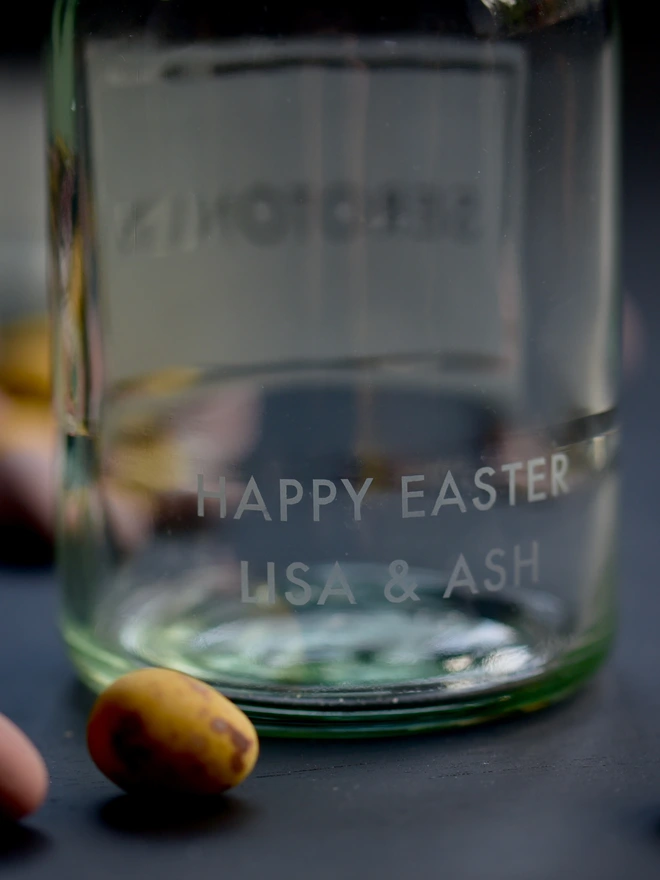 Serotonin Personalised Mini Egg Apothecary Jar