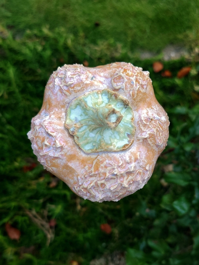 Pumpkin cane topper home decor