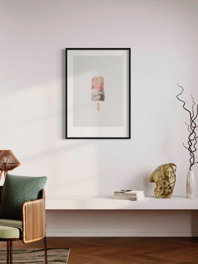 Fifty Pound Note Ice Lolly Giclée Print