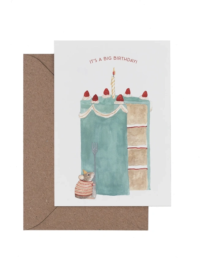 'It's a Big Birthday' Birthday Card