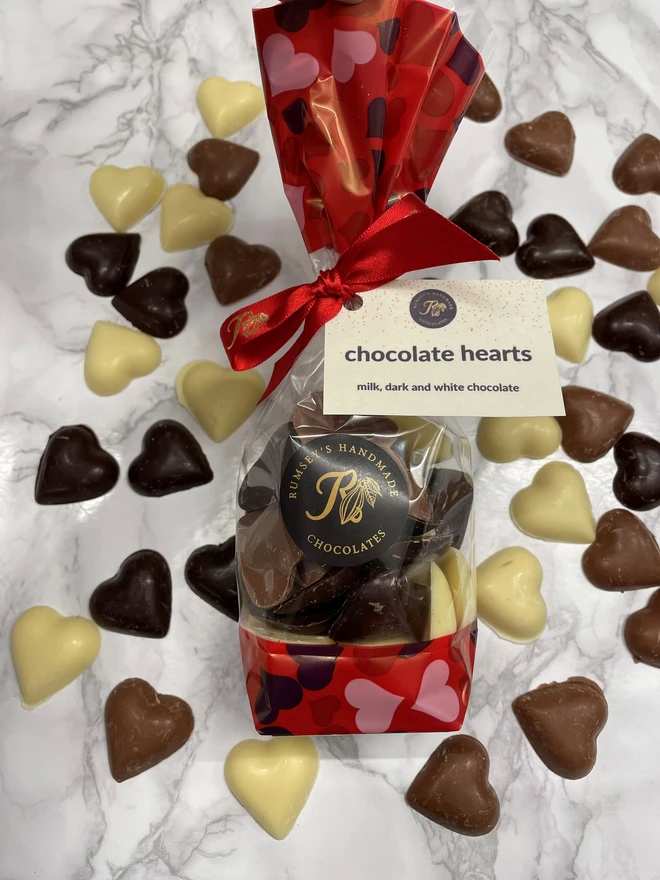 Chocolate Hearts Valentines