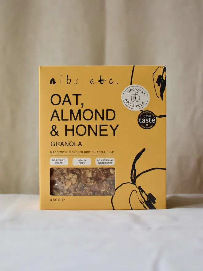 nibs etc. Oat Almond Honey Granola Front