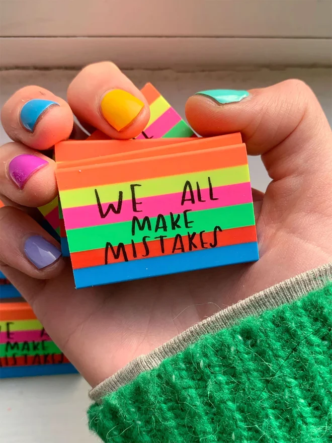 Cute rainbow eraser