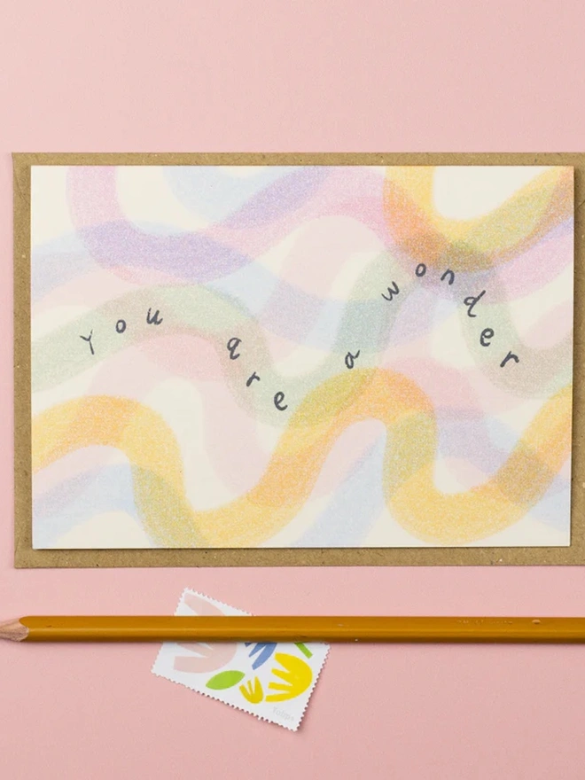 'You Are A Wonder' Greeting Card