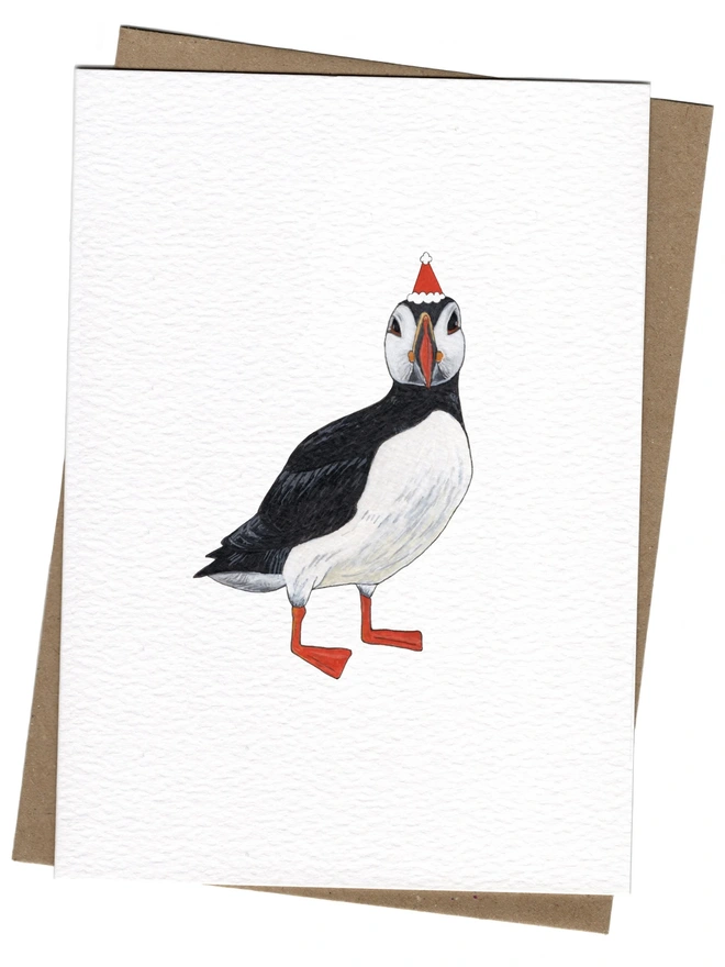 Puffin Christmas Card