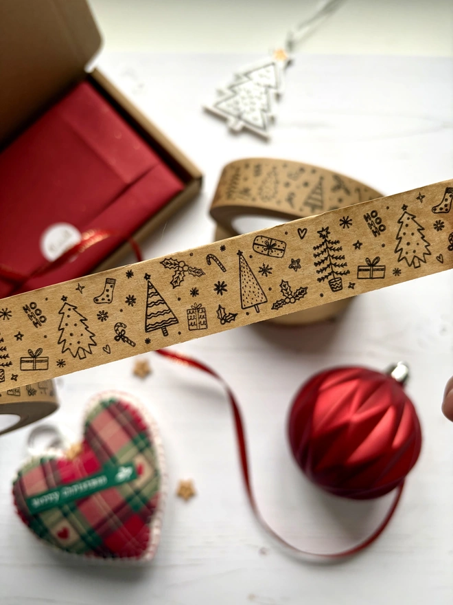 Festive Kraft Paper Tape