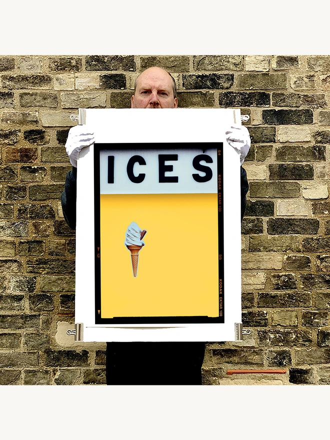 ICES Yellow Richard Heeps Pop Art Photography Print 