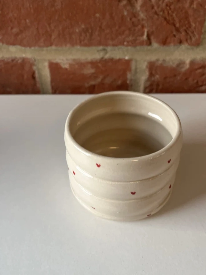 Bubble Mini Hearts Espresso Cup