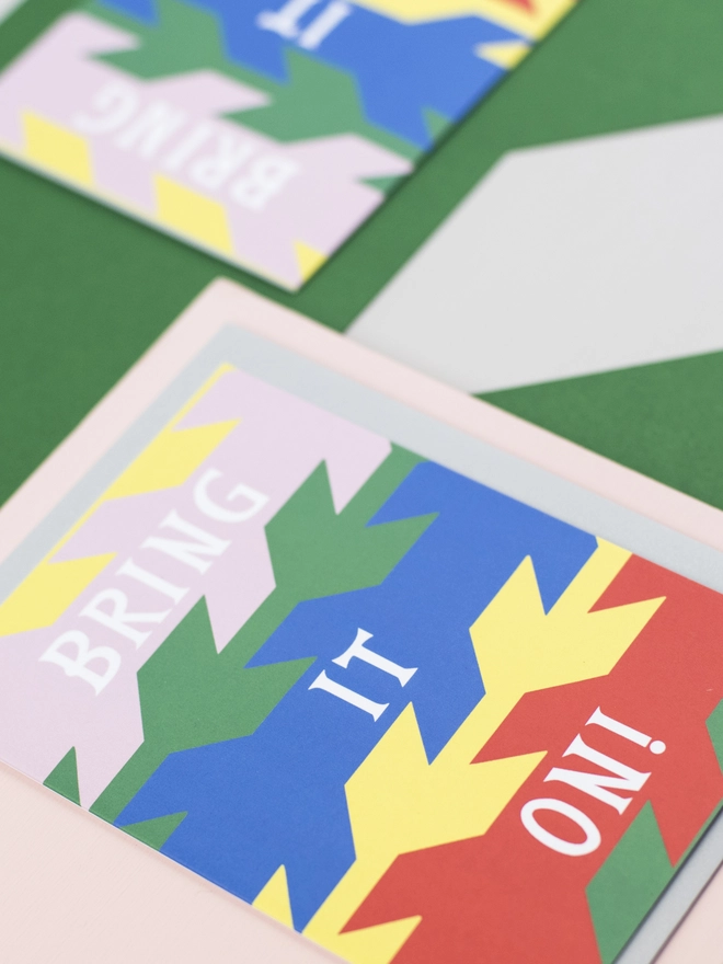 bring it on greetings card