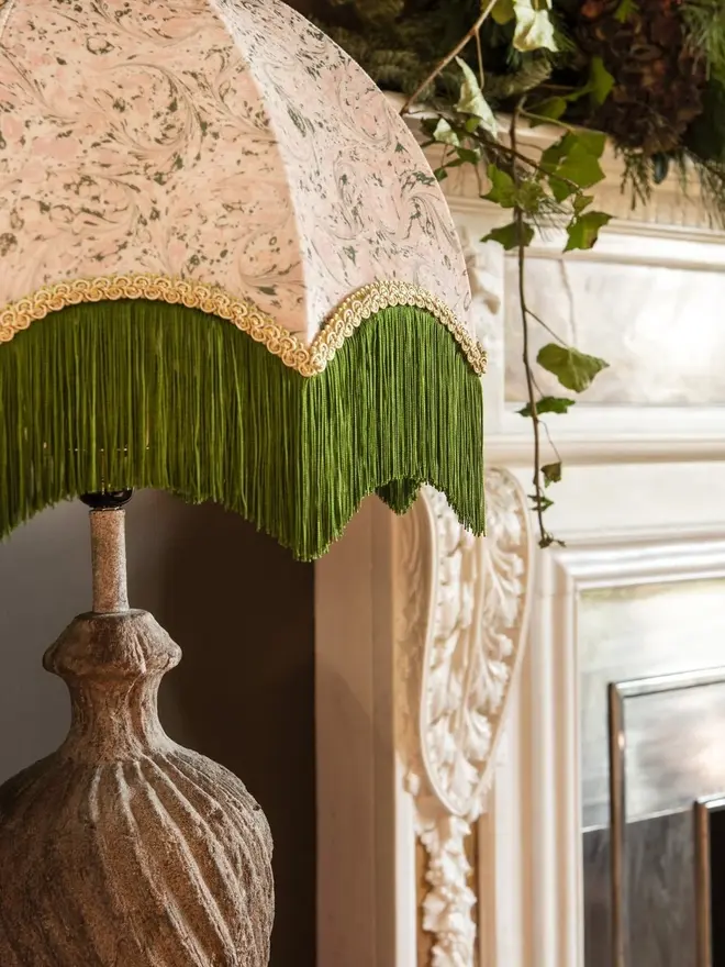 The Lucile Fringed Lampshade