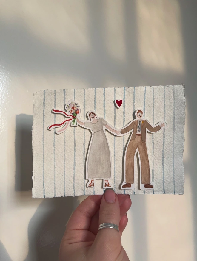 Custom Wedding Day Portrait