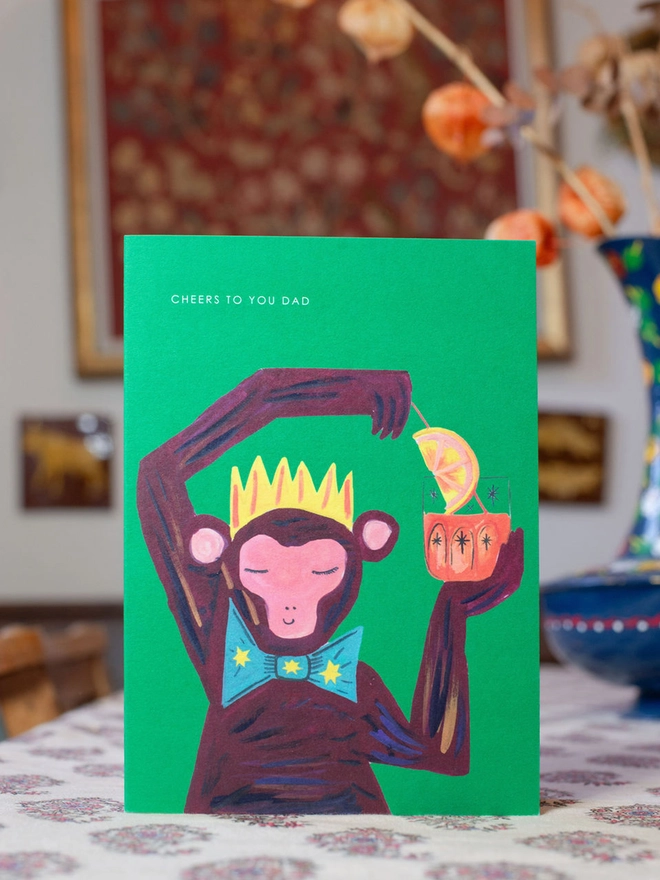 MONKEY DAD CARD