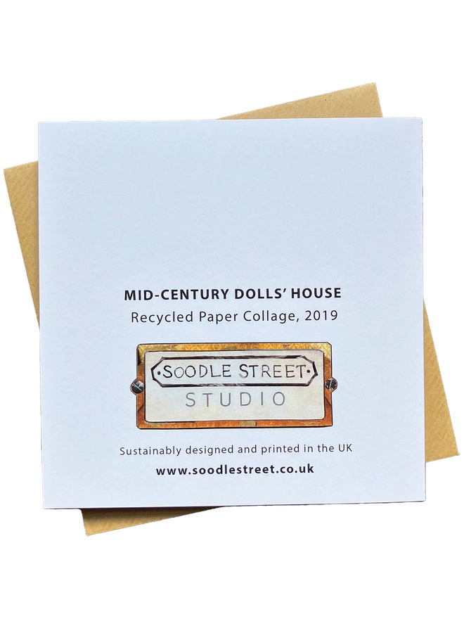 Mid-Century card back view