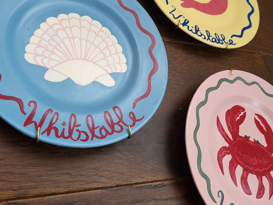 Personalised Seaside Wall Plate