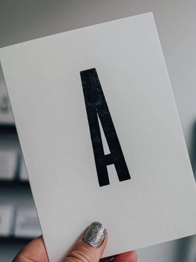 Alphabet Letter Card