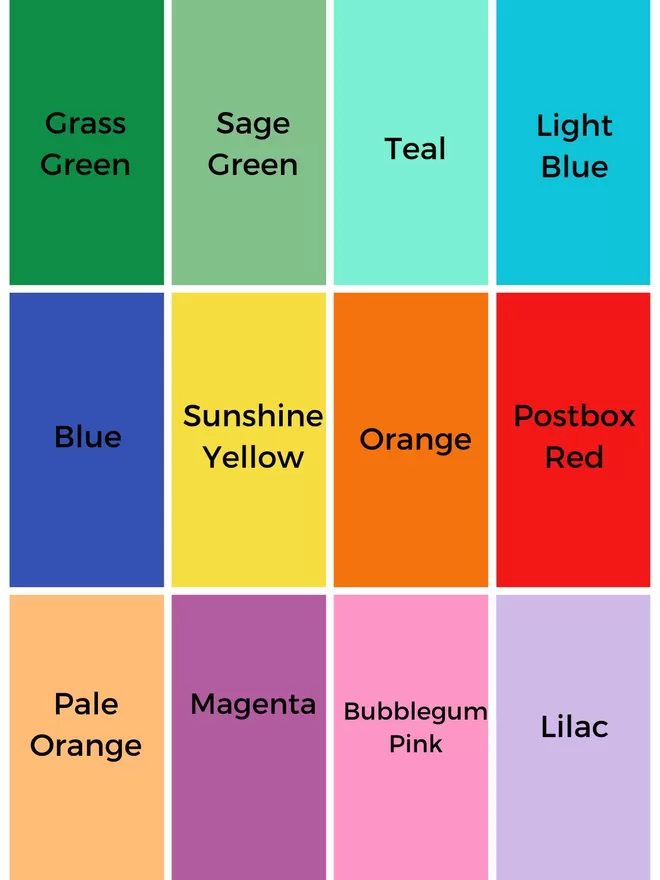 Colour Chart