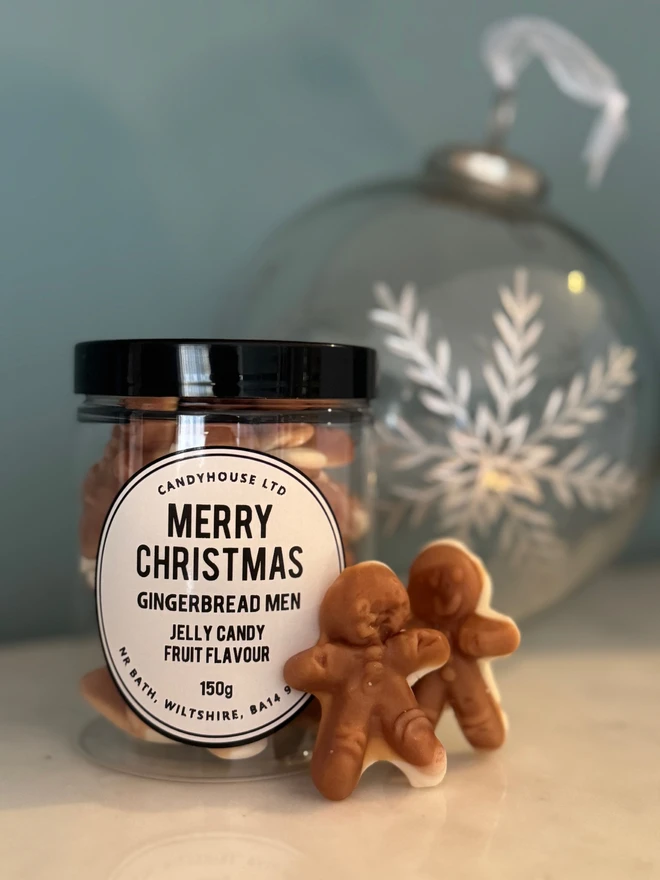 Gingerbread Men Christmas Sweets Candyhouse Stocking Filler