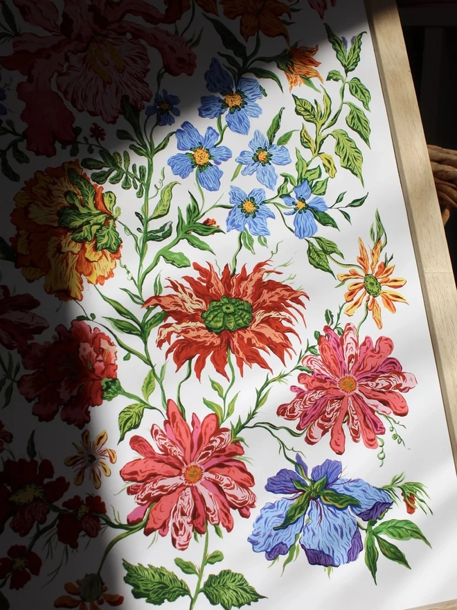 Painted Garden Art Print