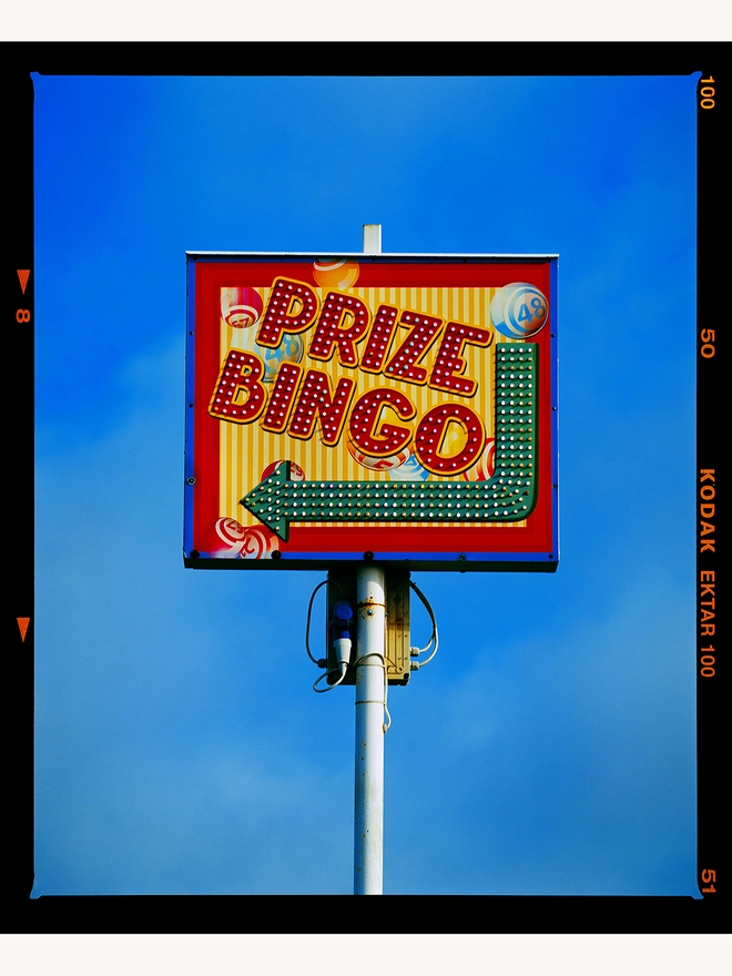 Prize Bingo Richard Heeps colour print