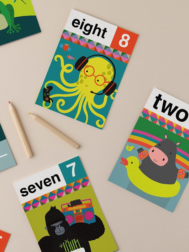 'Seven 7th' Gorilla Birthday Card